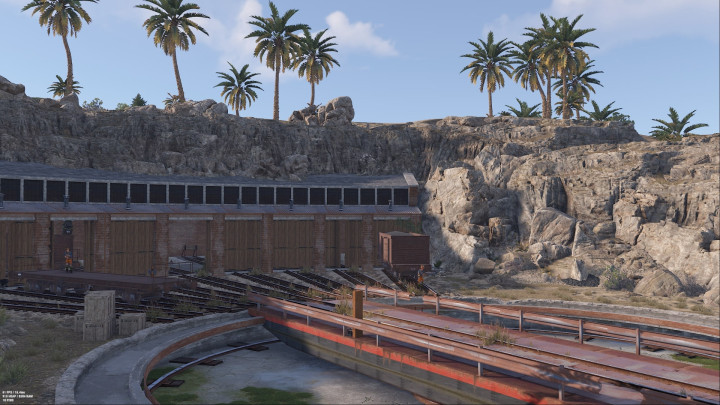 Rust Railway Turntable & Maintenance Shed All Products