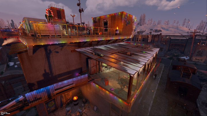 Rust Christmas Combined Outpost, Bandit & Stables Prefabs