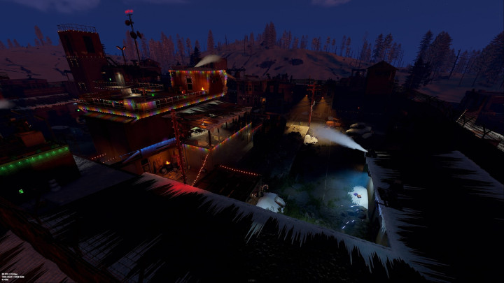 Rust Christmas Combined Outpost, Bandit & Stables Prefabs