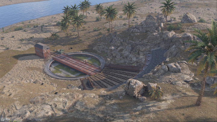 Rust Railway Turntable & Maintenance Shed All Products