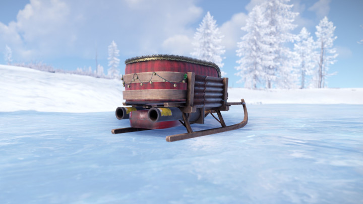 Rust Jet Sled [Christmas Plugin] All Products