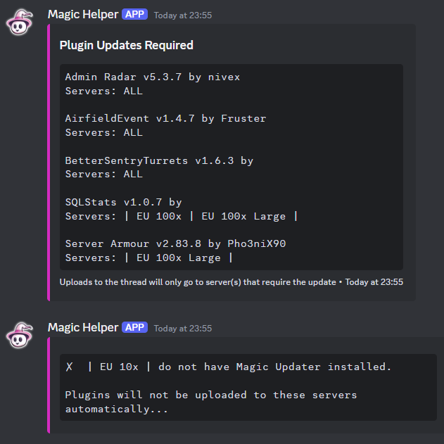 Rust Update Checker Bot All Products