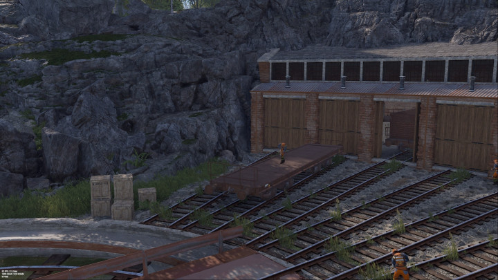 Rust Railway Turntable & Maintenance Shed All Products