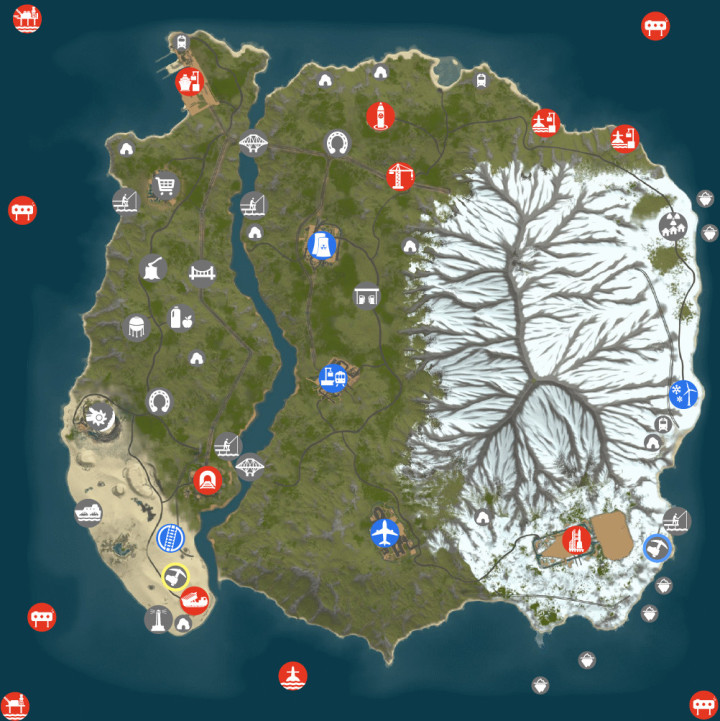 Rust Crimson Tide Custom Map All Products