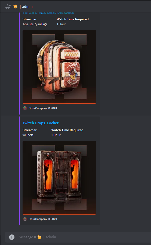Rust Rust Store & Twitch Drops Updates Discord Bot 1.0.1 All Products