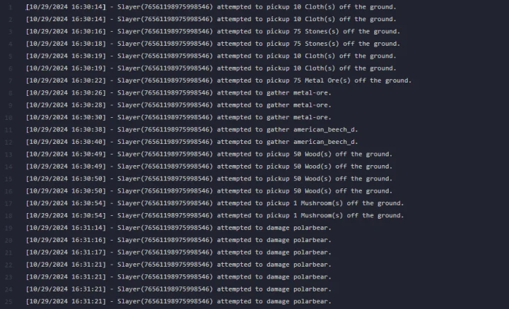 Rust Admin Restrictions All Products