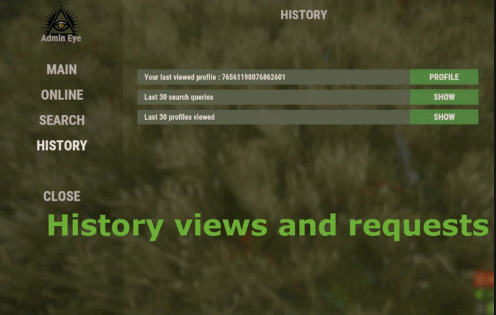 Rust Admin Eye All Products
