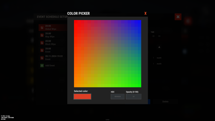 Wipe Schedule 6 Rust Wipe Schedule All Products