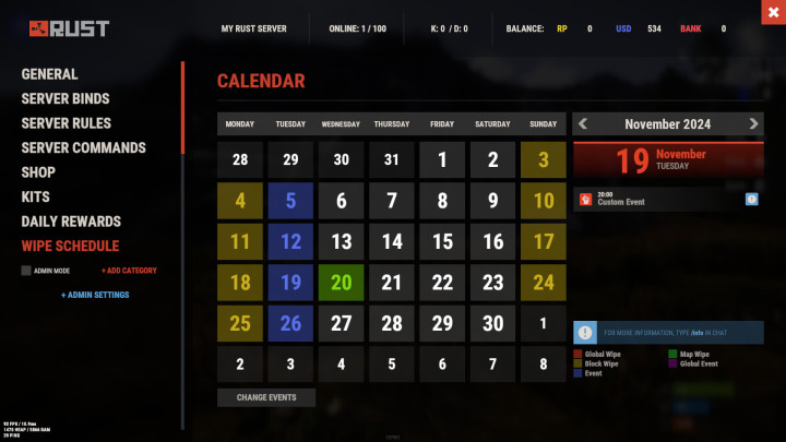 Wipe Schedule 4 Rust Wipe Schedule All Products