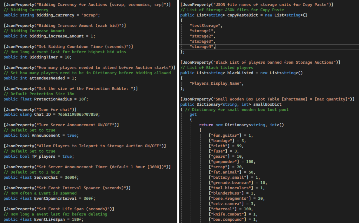 Rust Storage Auctions Prefabs