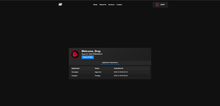 Staff Applications ( Website ) 3 Rust Staff Applications ( Website ) All Products
