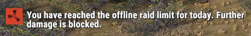 Offline Raid Limiter 4 Rust Offline Raid Limiter All Products