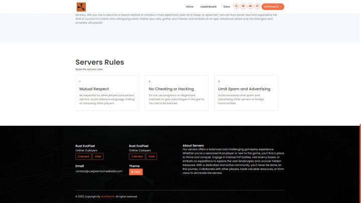 Rust Rust Premium Website Prefabs