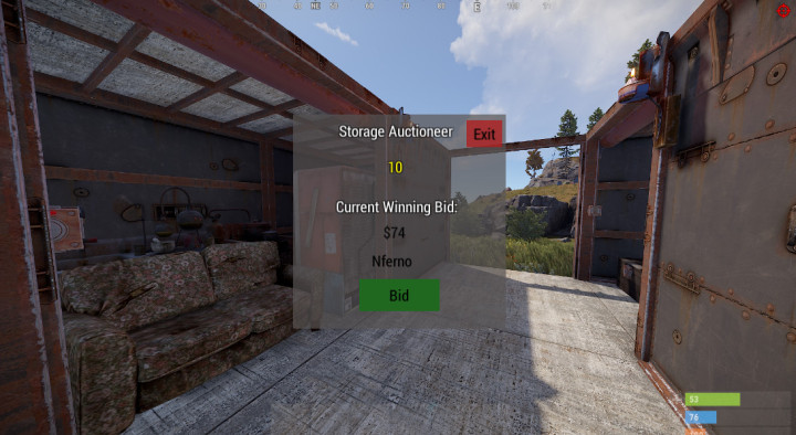 Rust Storage Auctions Prefabs