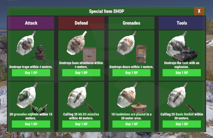 Rust Special Items Z All Products