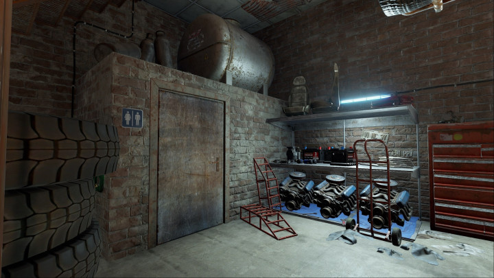 Rust Arched Car Garage Add-On Monument All Products