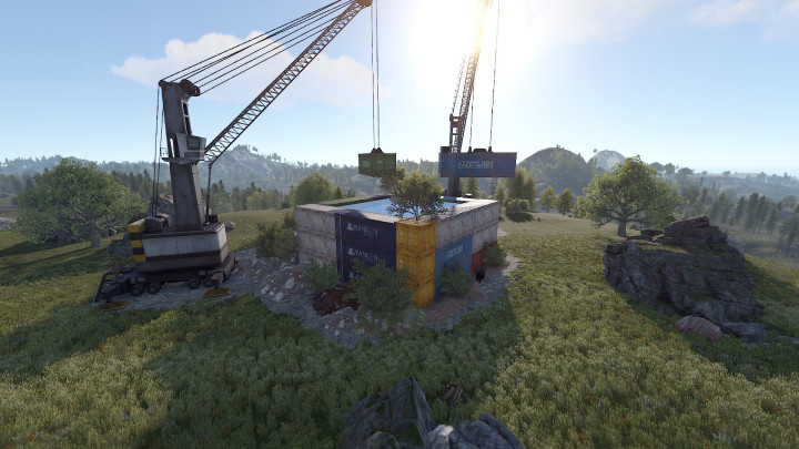 Rust 10 Custom places to build a base | RUST PACK Prefabs