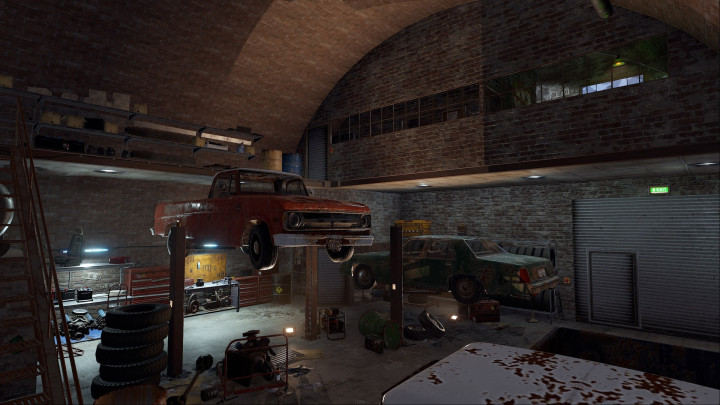 Rust Arched Car Garage Add-On Monument All Products