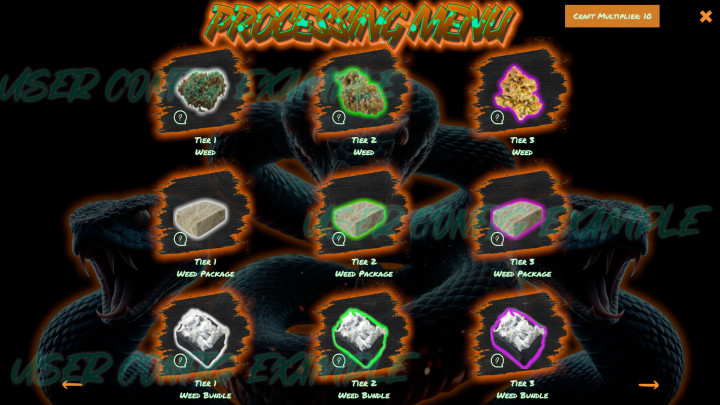 Rust Viper Crafting All Products