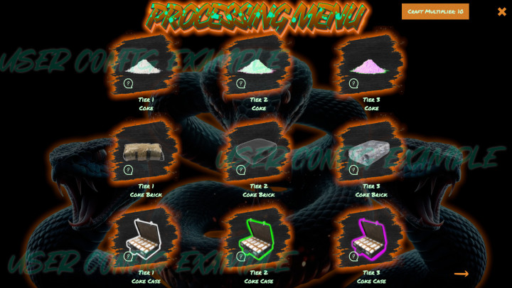 Rust Viper Crafting All Products