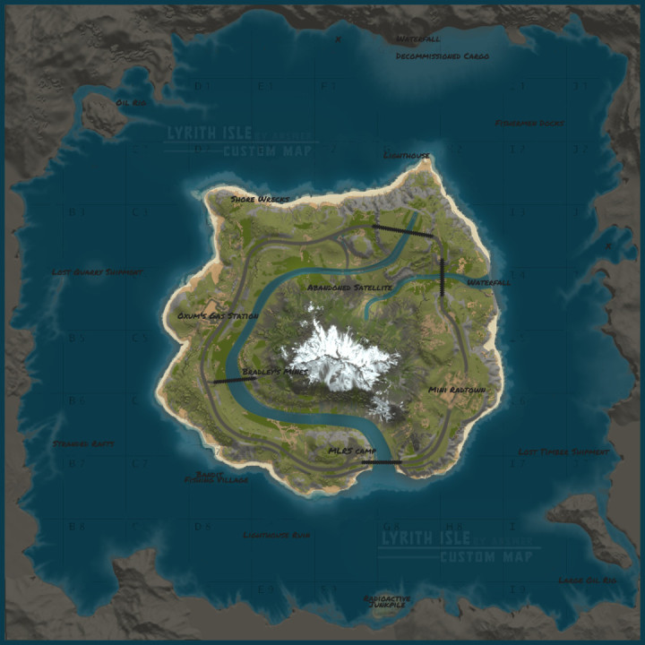 Lyrith Isle: ONE GRiD map 1 Rust Lyrith Isle: ONE GRiD map All Products