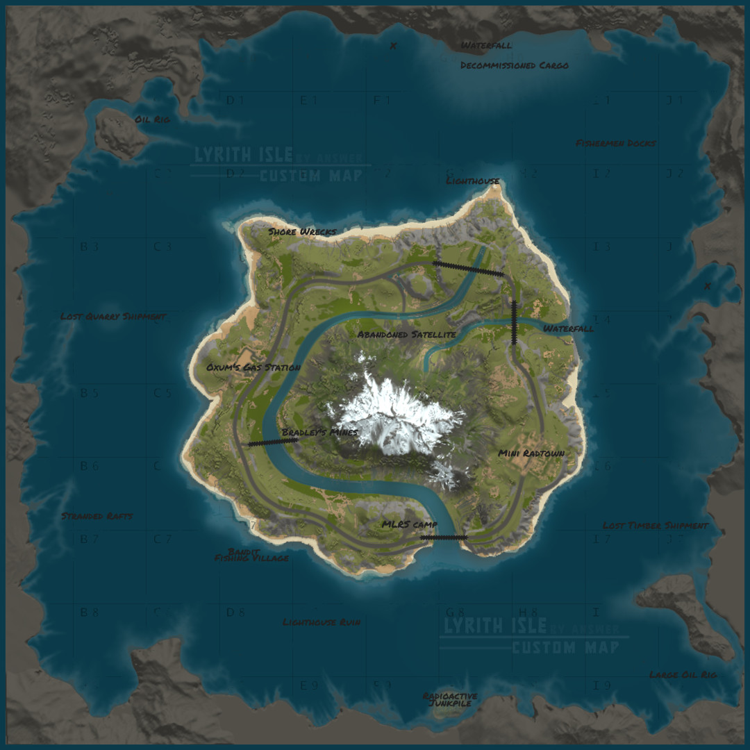 Lyrith Isle: ONE GRiD Map - Lone Design