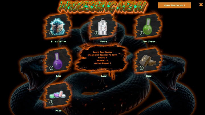 Rust Viper Crafting All Products