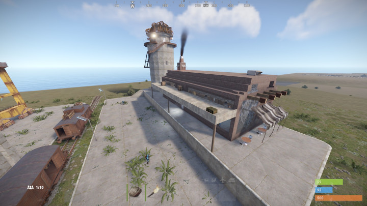 Rust Train Station (With Usable Tracks) All Products