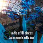 Rust 10 Custom places to build a base | RUST PACK Prefabs