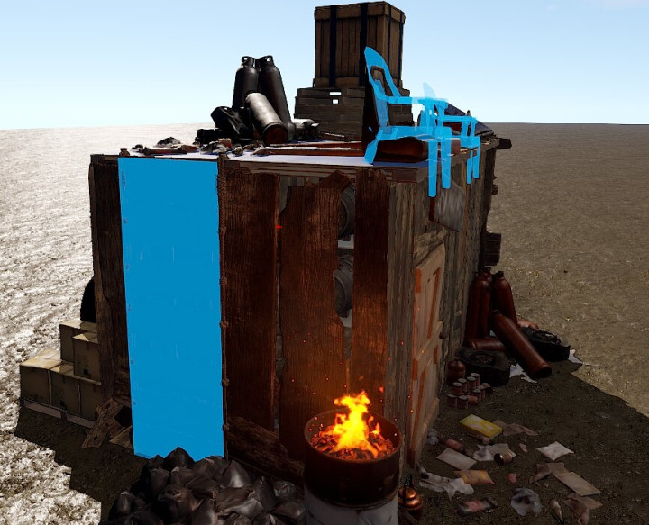 Rust Homeless Shack Prefabs