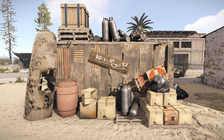 Rust Homeless Shack Prefabs