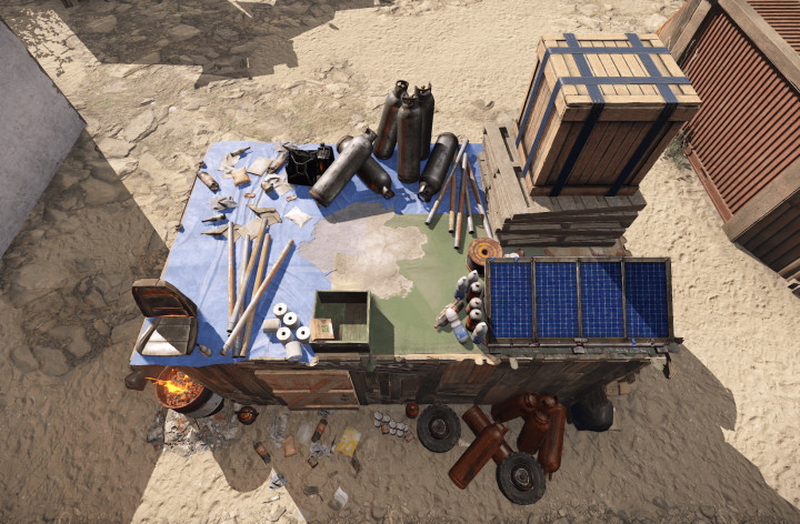 Rust Homeless Shack Prefabs