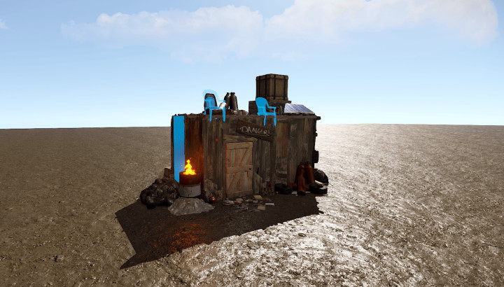 Rust Homeless Shack Prefabs