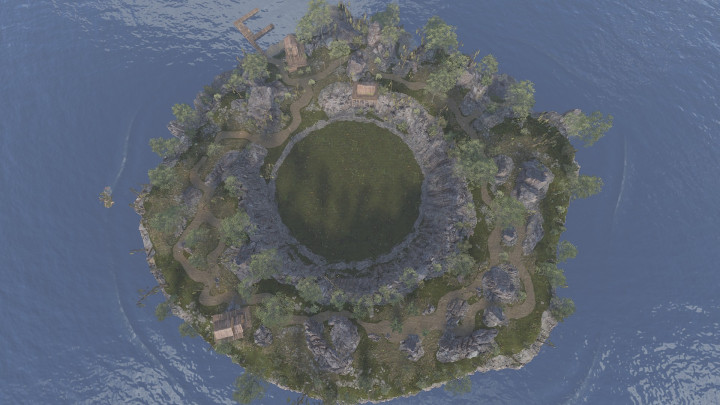 Rust Raid Islands (2X PACK) Prefabs