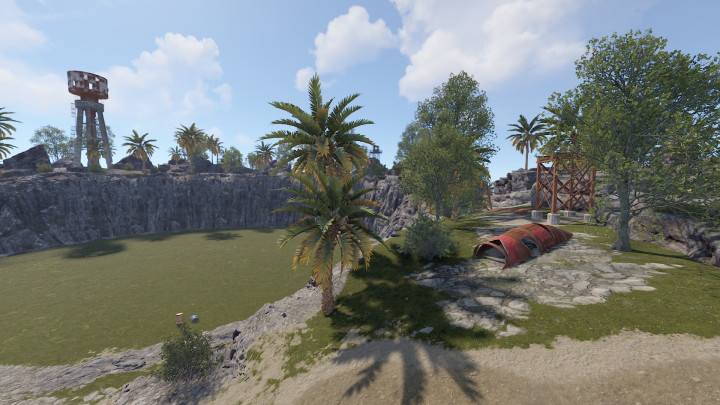 Rust Raid Islands (2X PACK) Prefabs