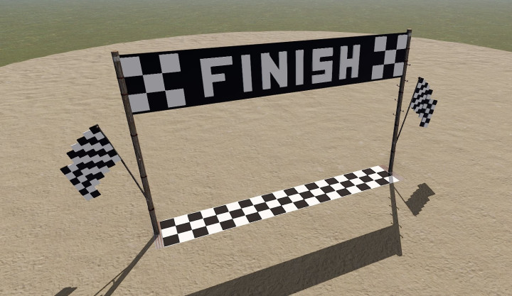 Rust Finish Line Prefabs