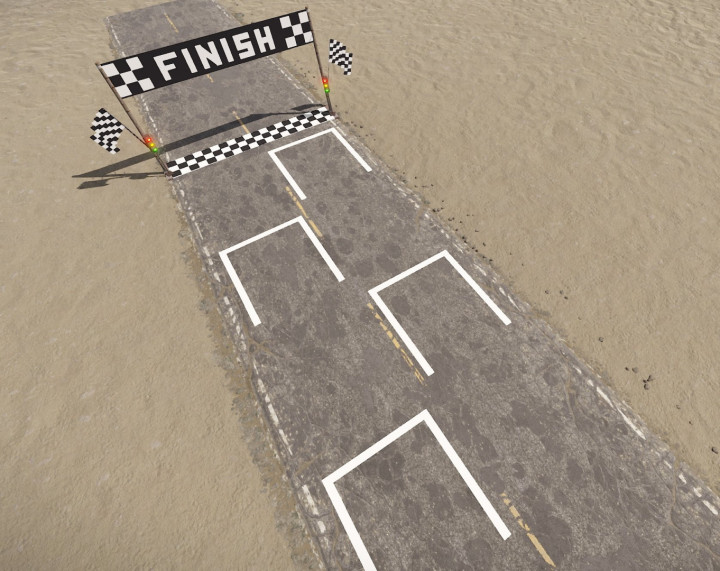 Rust Finish Line Prefabs