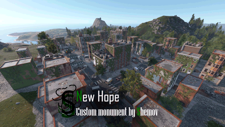 Rust DIY MAP BUNDLE 2 | Landscapes + 25 custom monuments + 27 custom places to build a base + Finished MAP All Products