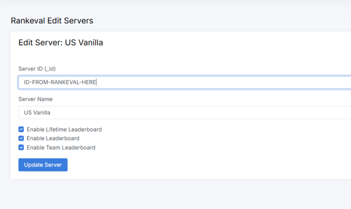 Rust RankEval - Azuriom Integration All Products