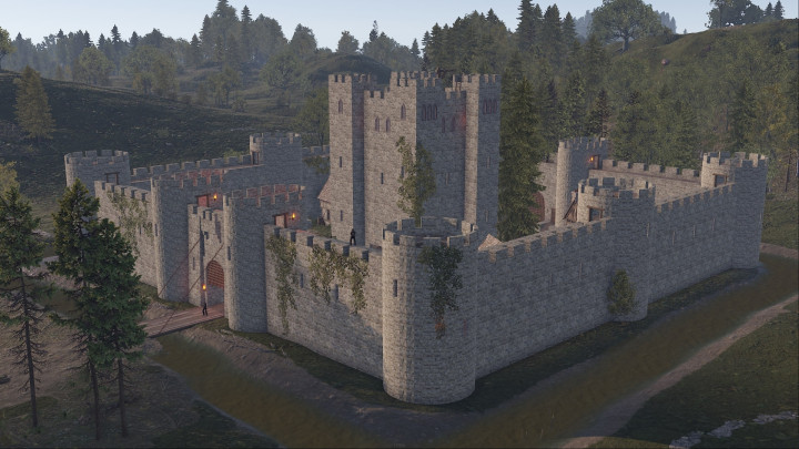 Rust Medieval Castle Outpost, Stables & Bandit Prefabs