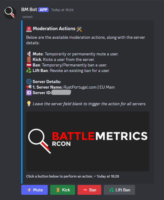 Rust Battlemetrics Moderation Bot All Products