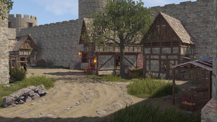 Rust Medieval Castle Outpost, Stables & Bandit Prefabs