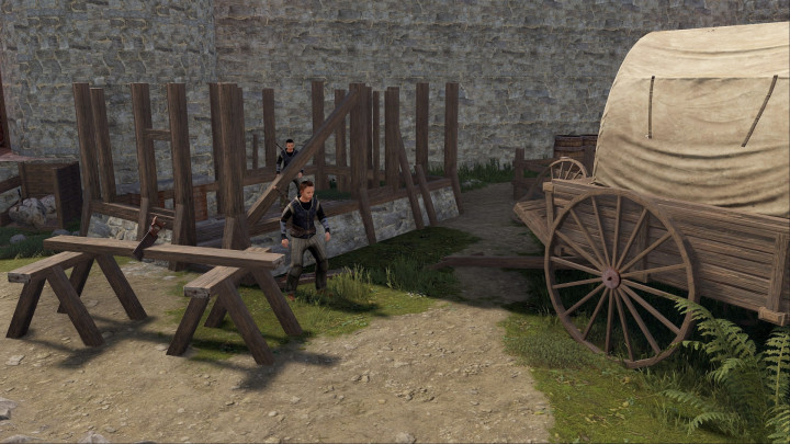 Rust Medieval Castle Outpost, Stables & Bandit Prefabs