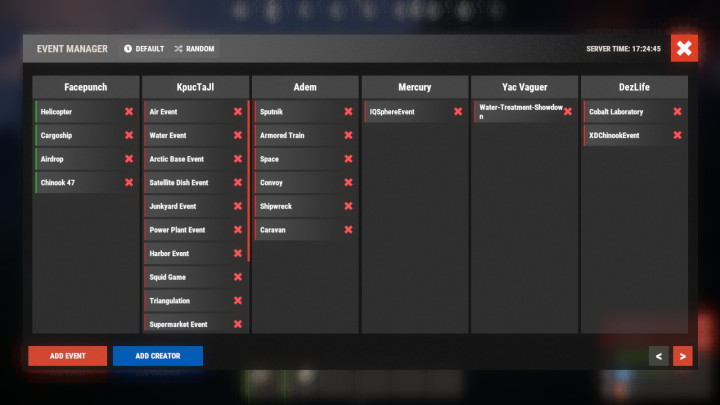 Rust Event Manager All Products