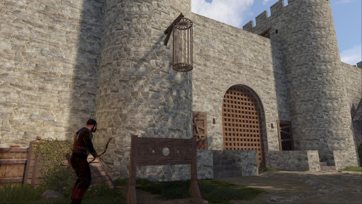 Rust Medieval Castle Outpost, Stables & Bandit Prefabs