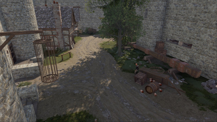 Rust Medieval Castle Outpost, Stables & Bandit Prefabs
