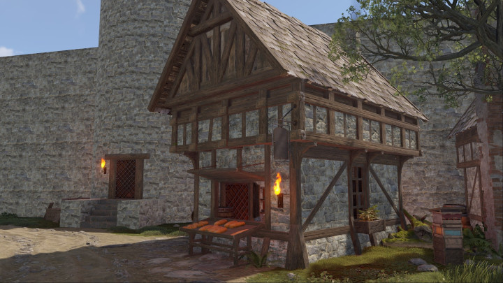 Rust Medieval Castle Outpost, Stables & Bandit Prefabs