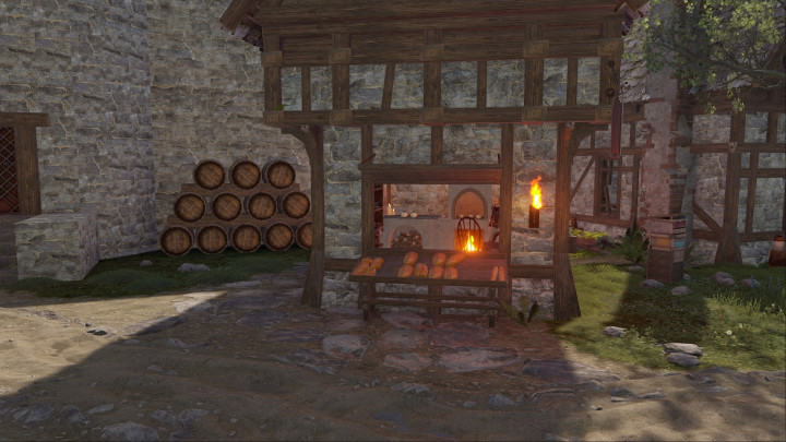 Rust Medieval Castle Outpost, Stables & Bandit Prefabs