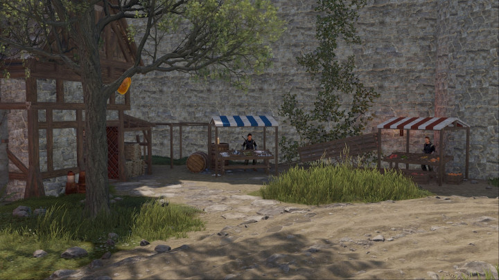 Rust Medieval Castle Outpost, Stables & Bandit Prefabs