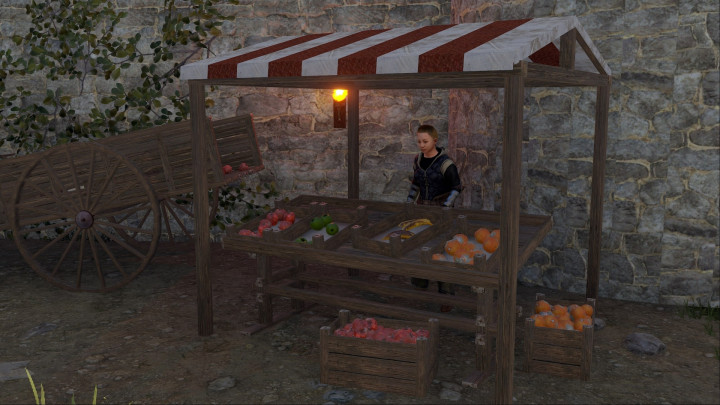 Rust Medieval Castle Outpost, Stables & Bandit Prefabs